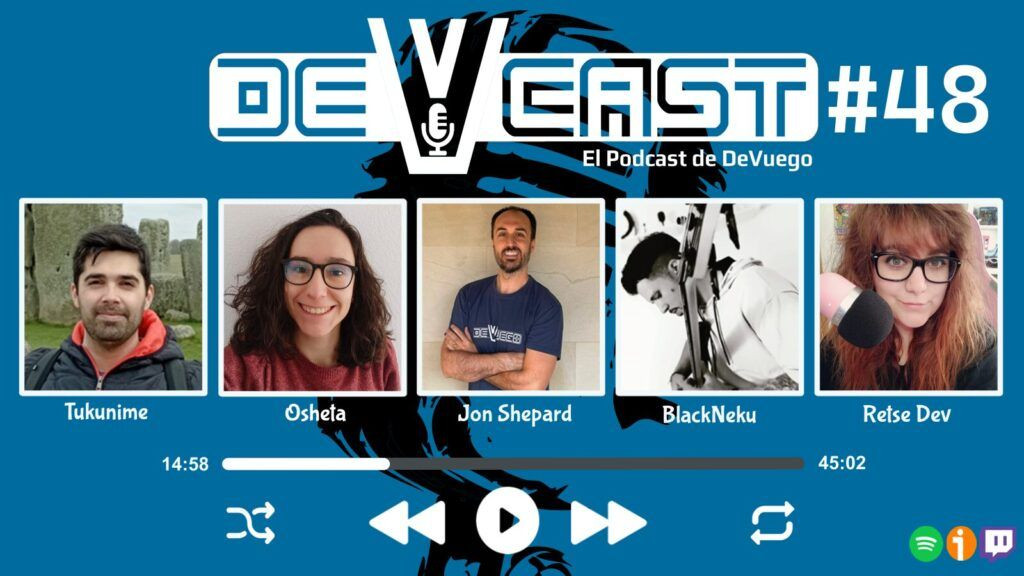 DeVuego (@devuego) on Twitter photo 📢 Esta noche toca DeVCast!
Ponte al día de la actualidad del videojuego español de la mano de:
<a href="/El_Viejo_Jugon/">Jon Shepard</a>
<a href="/osheta_games/">Osheta</a>
<a href="/blackneku_/">blackneku 🎙️ CAFÉ con GATO NEGRO - Videojuegos ☕</a>
<a href="/Tukunime_San/">Santiago Sánchez</a>
<a href="/Retse_dev/">Retse 🏳️🌈 | WGJ 2025</a>
A las 23h aprox en nuestro canal de Twitch! ✨ 📢 Esta noche toca DeVCast!
Ponte al día de la actualidad del videojuego español de la mano de:
<a href="/El_Viejo_Jugon/">Jon Shepard</a>
<a href="/osheta_games/">Osheta</a>
<a href="/blackneku_/">blackneku 🎙️ CAFÉ con GATO NEGRO - Videojuegos ☕</a>
<a href="/Tukunime_San/">Santiago Sánchez</a>
<a href="/Retse_dev/">Retse 🏳️🌈 | WGJ 2025</a>
A las 23h aprox en nuestro canal de Twitch! ✨