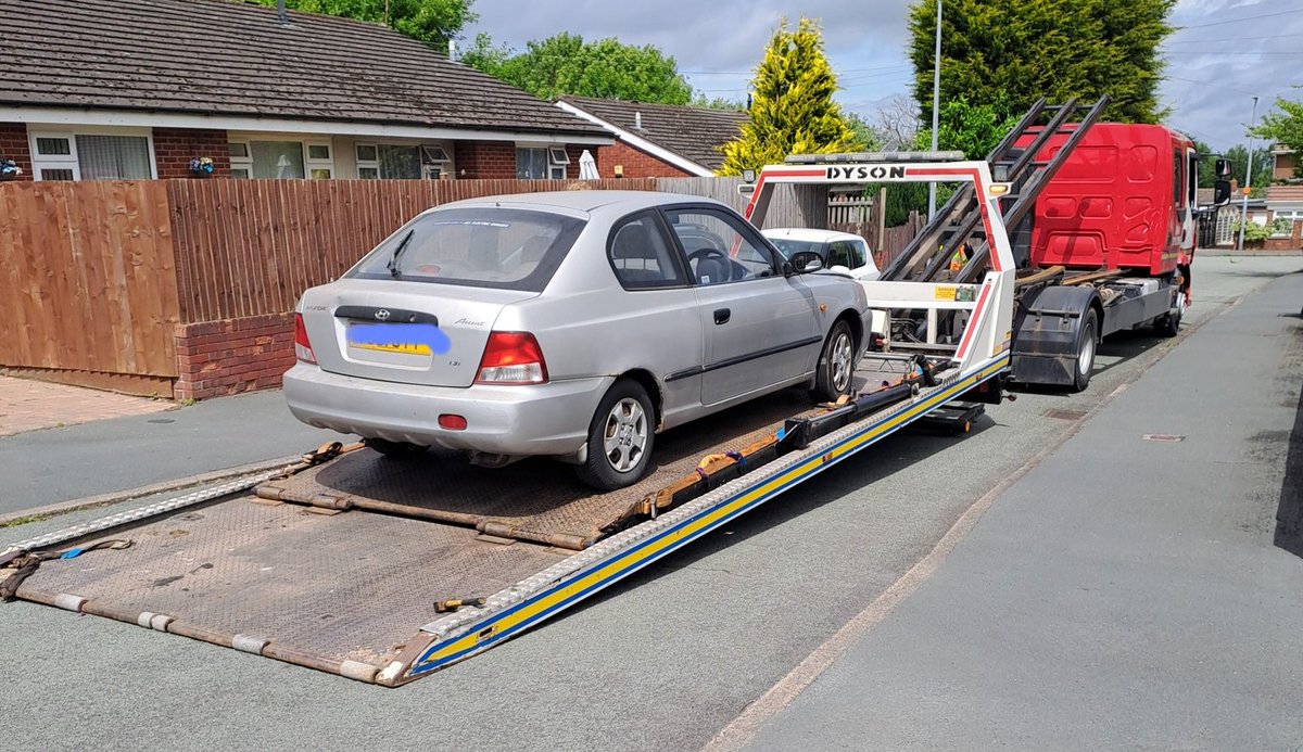 Untaxed car towed away telford-live.com/2025/06/untaxe…
