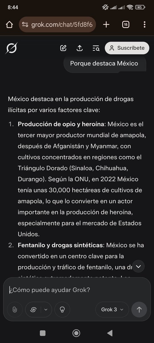 Team_Safir_es's tweet photo. @martindelp Si México destaca mucho y grok nos lo cuenta: https://t.co/dSUdGOKCDW