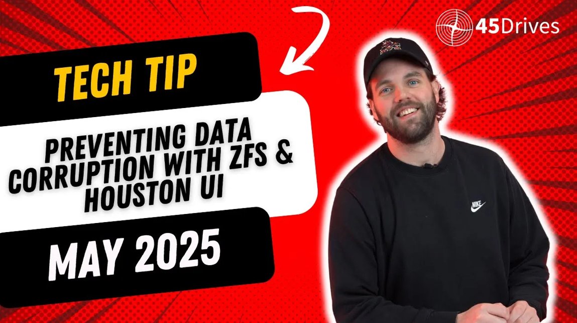 🚨 New Video Alert! 🚨
In the next Peril of our Backup Best Practices series, Brett dives into protecting your data from accidental or malicious deletion and corruption. 💥 Learn how to use scheduled scrubs and snapshots with the Houston UI on your 45Drives storage server for