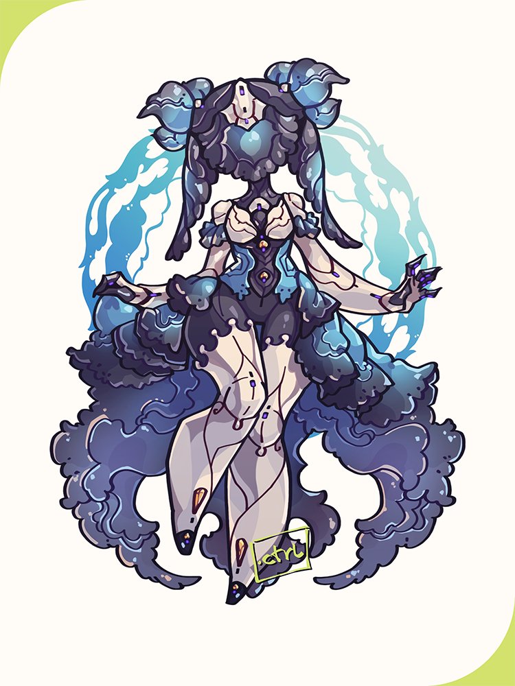 ctrlkun's tweet photo. Chibified. 
Now we also have her pretty Prime but I'm melting.

[Yareli]
[Yareli Deluxe]

#warframe #warframefanart https://t.co/hRrZIu7aMw