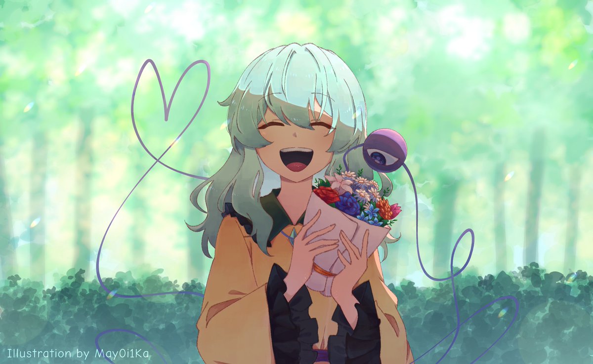 ありがとう💜 #東方Project #古明地こいし