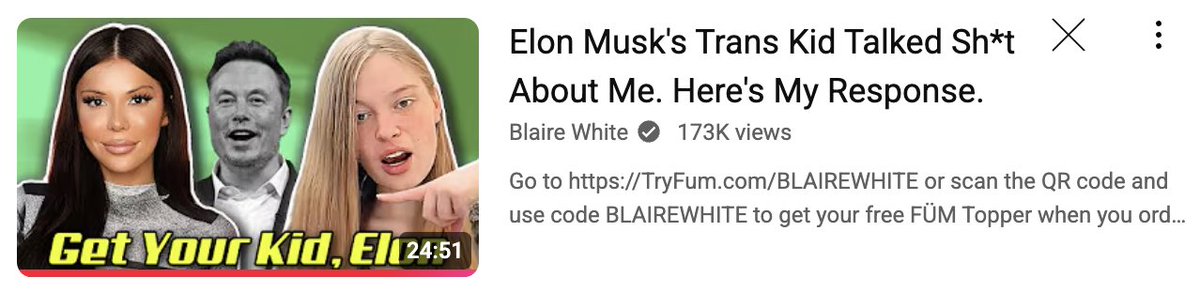 ShortDogg43's tweet image. Blaire White is #DATBITCH
#FAFO 🤣

These kids should look at her like Auntie Blaire at this point &amp;amp; just stop trying to throw fake shade…
We all see it for what it is, It’s pretty, shall we say TRANSparent, 🤣 for all reasonable minds with 👀 eyes to see.

Blair White just gave