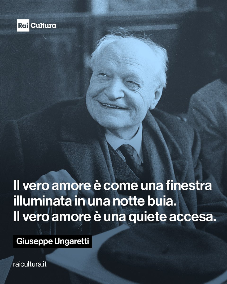 Il #1giugno 1970 ci lasciava Giuseppe Ungaretti.