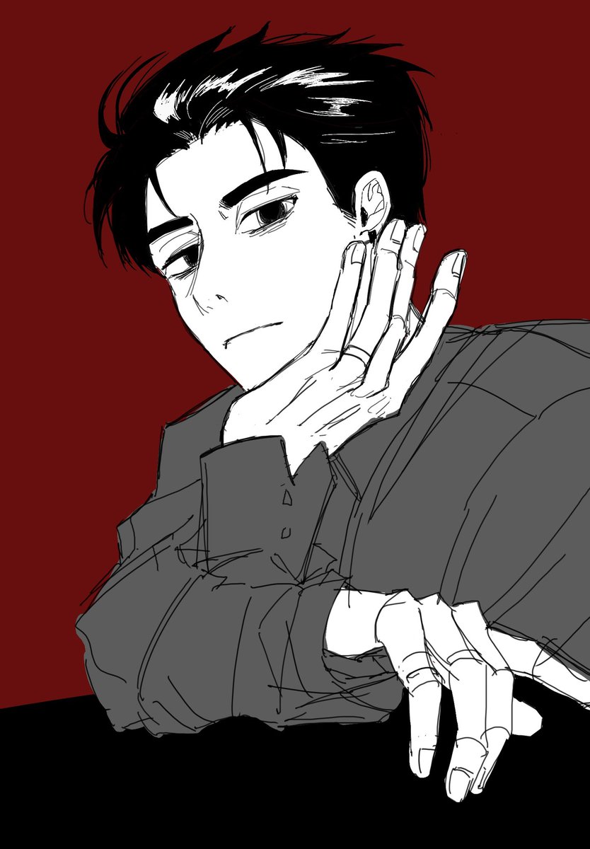 그리고싶었던건 북부대공까칠공자3이었는데
그냥 피곤한3이 되어버린..

사진참고를 했어요