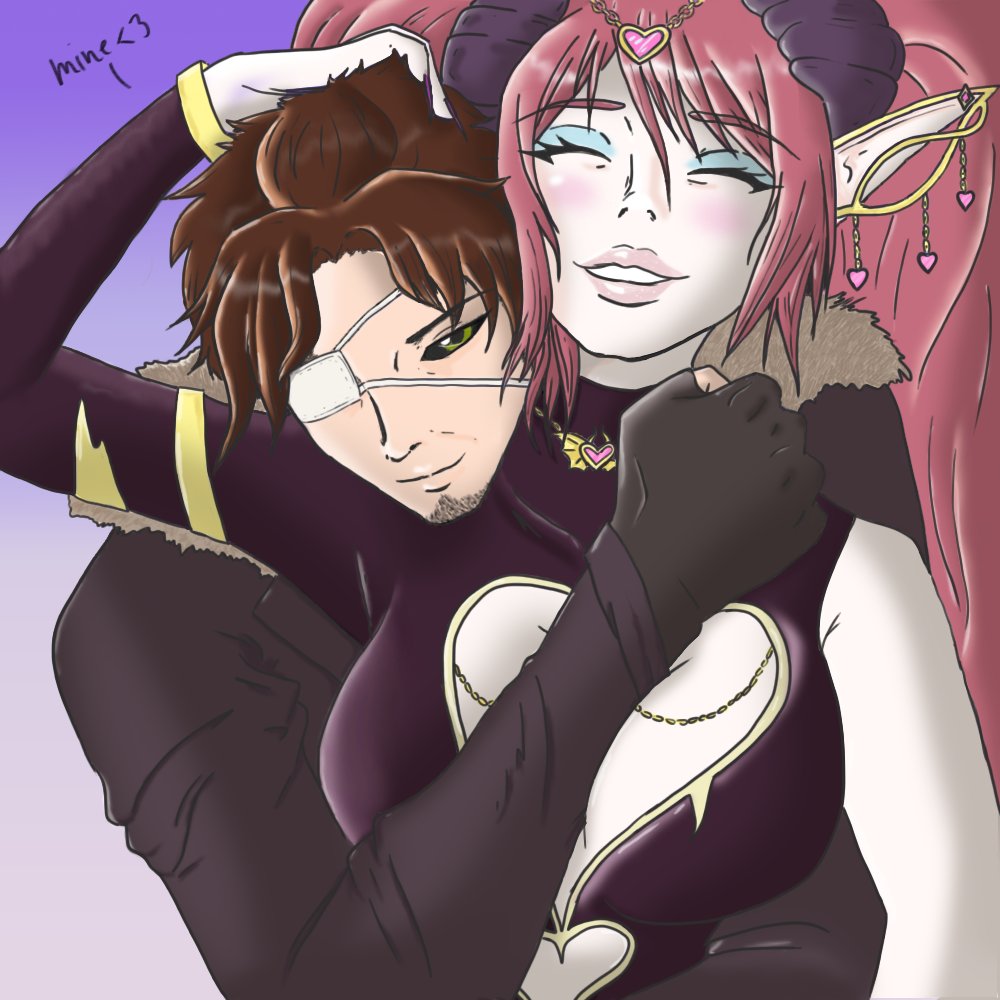 Beautiful 2 year anniversary gift from <a href="/LeonHaatoEN/">LeonHaato | 🎮🕹 Scuff Cyborg VTuber</a> 💜

Made by @/Glimmer on Vgen 🫶