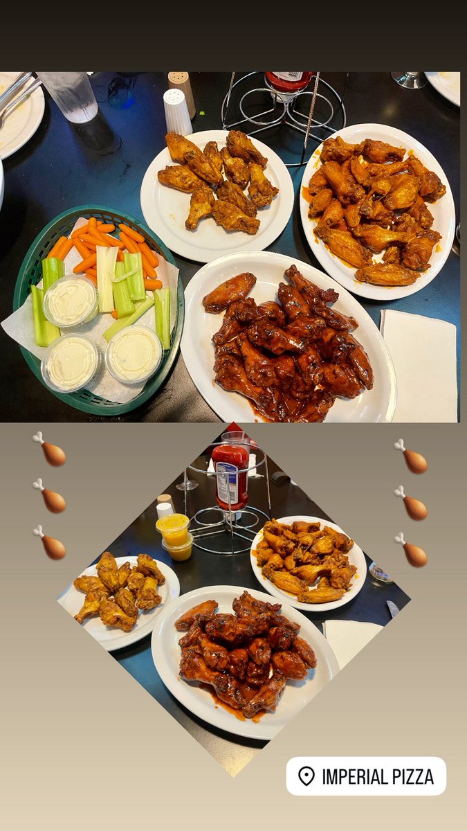 MerePear11's tweet image. Belated Birthday &amp;amp; Mother’s Day Dinner! ❤️🥳🎉🍕🍗🥗🍷🍻 #HappyMay #BirthdayMonth #HappyBirthday #HappyMothersDay #Pizza #Wings #ImperialPizza @MarcoGoBills