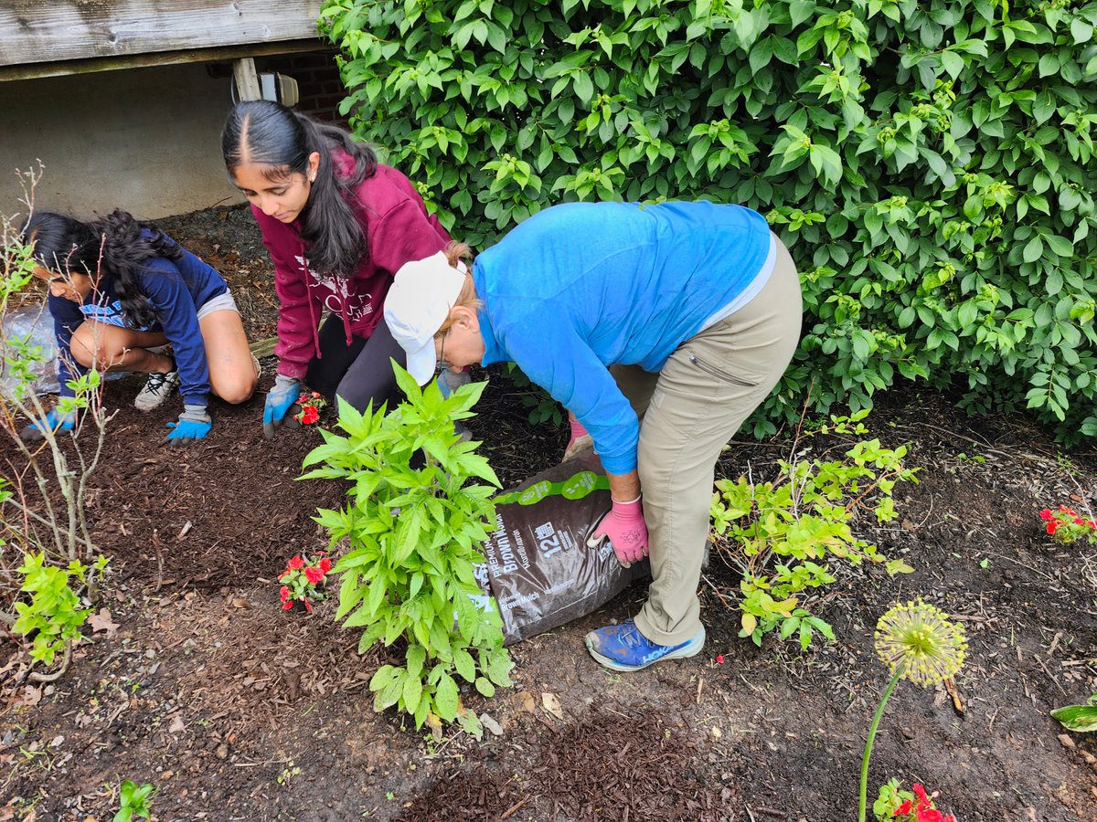 Our gardening day was amazing! #volunteer