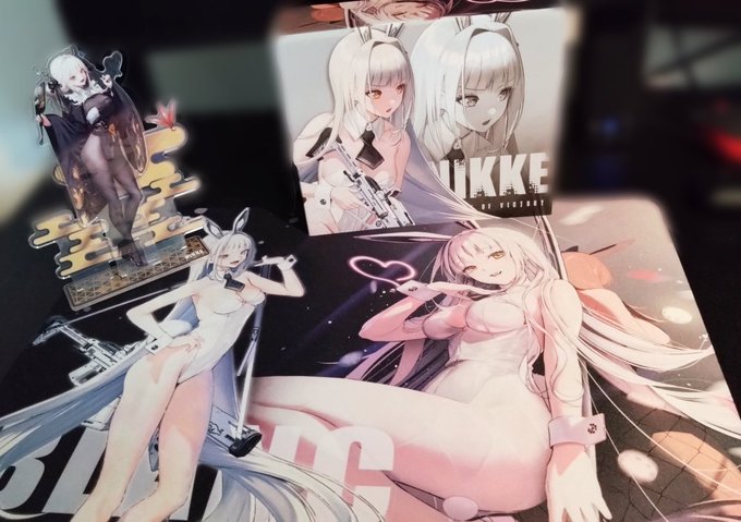 ブランのプレイマットとカードケース届いた🤍
本当は折らないといけないんだけどブランの胸あたり折り目付けたくなさすぎるのでこのまま飾ります 