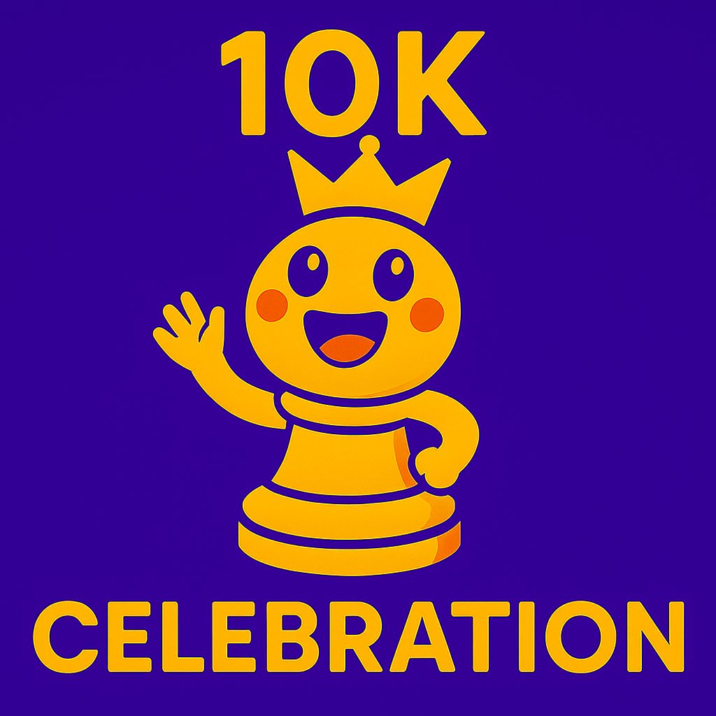 ChessOn_App's tweet image. 10,000 followers.

We started with zero.

No token.

No promises.

Just a mission:

Make chess fun again — and finally reward talent.

Next stop? 20,000 and beyond.

This is just the opening move.

#ChessOn ♟️🔥