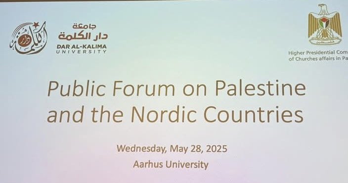 RahebM's tweet image. A succesful consultation on Mapping Christian Zionism in the Nordic countries at Aarhus University organised by Dar al-Kalima University in partnership with the Higher Presidential committee for church affairs. Stay tuned for the publication.
