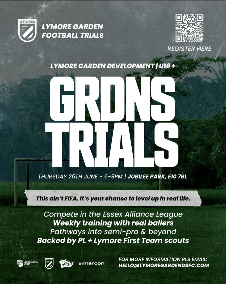 Manager of Lymore Gardens U23s (@gaffertreasure) on Twitter photo Lymore Gardens Development Trials 16+ anyone is welcome to come down lets see what you got.
<a href="/EssexAllianceFL/">Essex Alliance FL</a>
<a href="/LymoreGardensFC/">Lymore Gardens FC.</a>
<a href="/gaffergreen/">assistant manager of lymore gardens fc</a>
<a href="/players__cv/">PlayersCV</a>
<a href="/Player1stUK/">Players 1st UK</a> Lymore Gardens Development Trials 16+ anyone is welcome to come down lets see what you got.
<a href="/EssexAllianceFL/">Essex Alliance FL</a>
<a href="/LymoreGardensFC/">Lymore Gardens FC.</a>
<a href="/gaffergreen/">assistant manager of lymore gardens fc</a>
<a href="/players__cv/">PlayersCV</a>
<a href="/Player1stUK/">Players 1st UK</a>