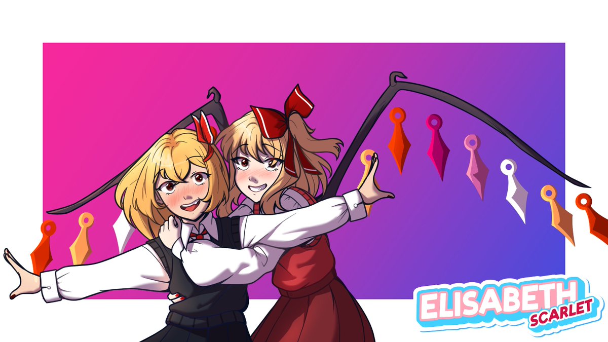 It's Pride Month and I'm quite busy still so I'm reposting this piece I'm very proud of!

#touhou #東方