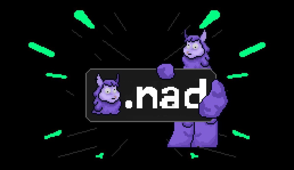 llamao (@llamao_) on Twitter photo To celebrate our partnership with <a href="/NadDomains/">Nad Name Service ⨀</a>, we’re giving away 5 of their GTD whitelist spots
How to participate:
1. Follow <a href="/llamao_/">llamao</a> and <a href="/NadDomains/">Nad Name Service ⨀</a>
2. Like and RT this post
3. Tag 2 homies
⏰ Winners selected Jun 6 To celebrate our partnership with <a href="/NadDomains/">Nad Name Service ⨀</a>, we’re giving away 5 of their GTD whitelist spots
How to participate:
1. Follow <a href="/llamao_/">llamao</a> and <a href="/NadDomains/">Nad Name Service ⨀</a>
2. Like and RT this post
3. Tag 2 homies
⏰ Winners selected Jun 6