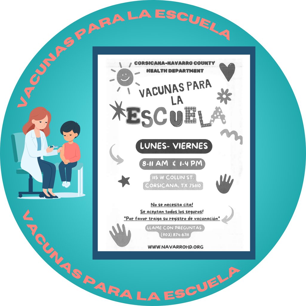 School VACCINES offered in Corsicana!