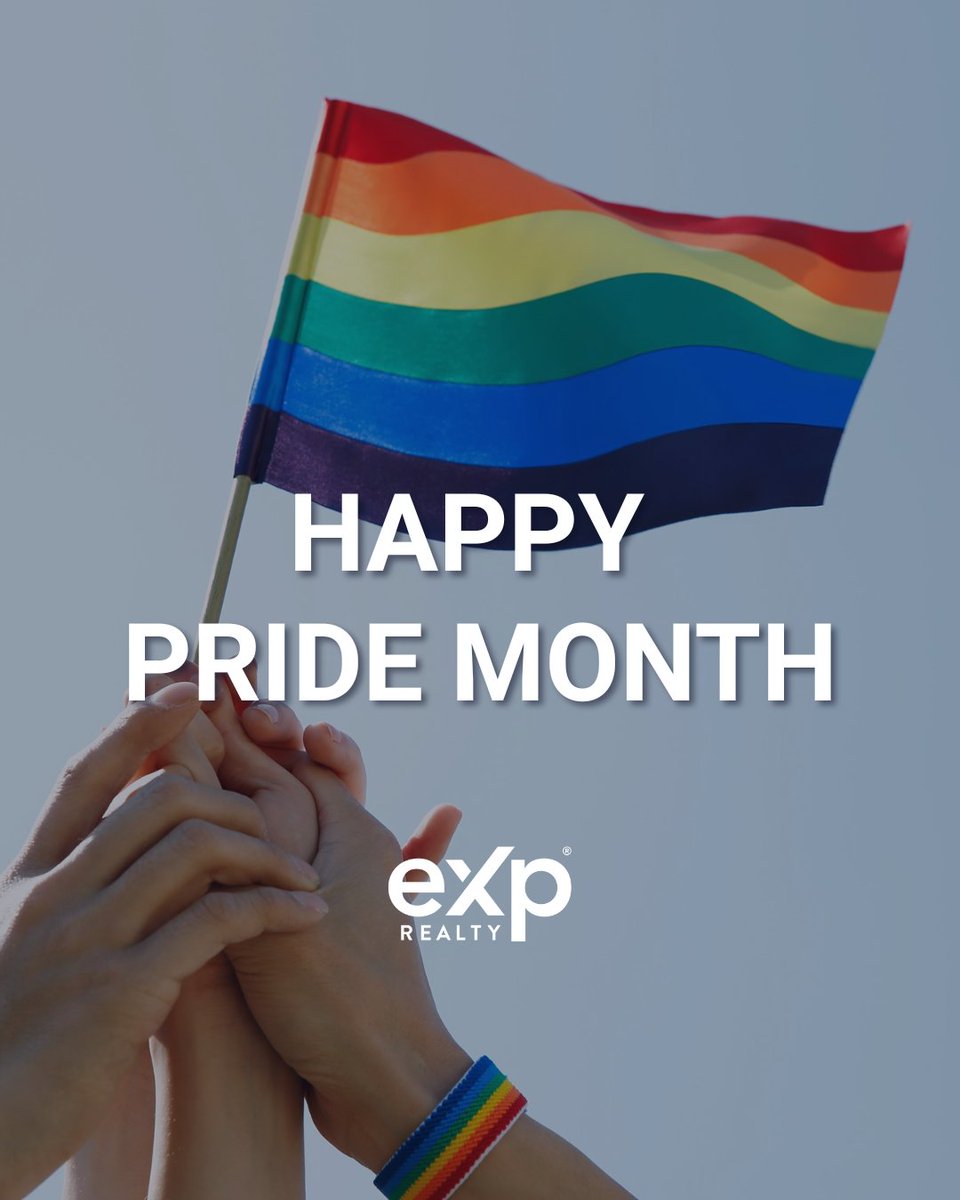 Happy Pride Month!🏳️‍🌈

At eXp Realty, we celebrate love, equality and inclusion today and every day.