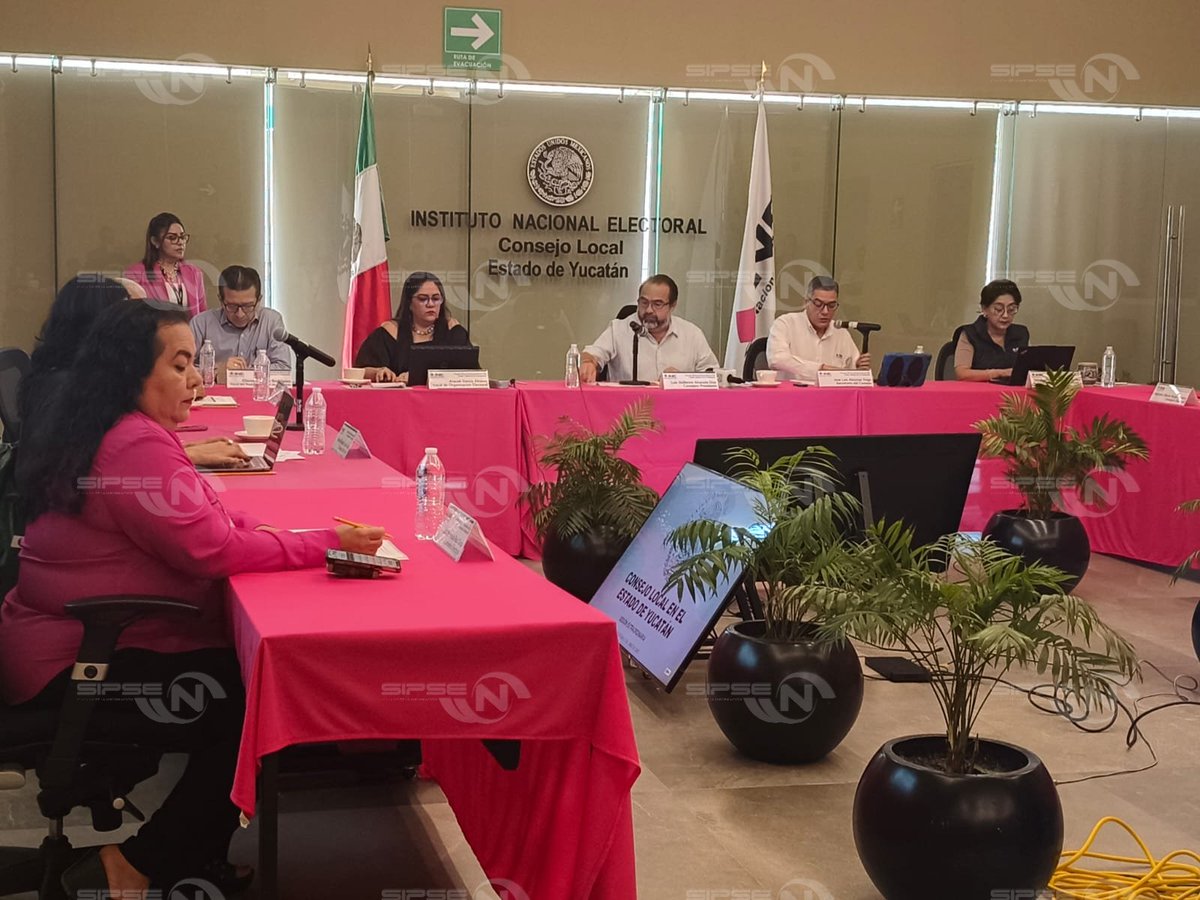 Inicia la sesión permanente del <a href="/INEYucatan/">@INEYucatán</a> para dar seguimiento al proceso electoral extraordinario para la elección de personas juzgadoras.
