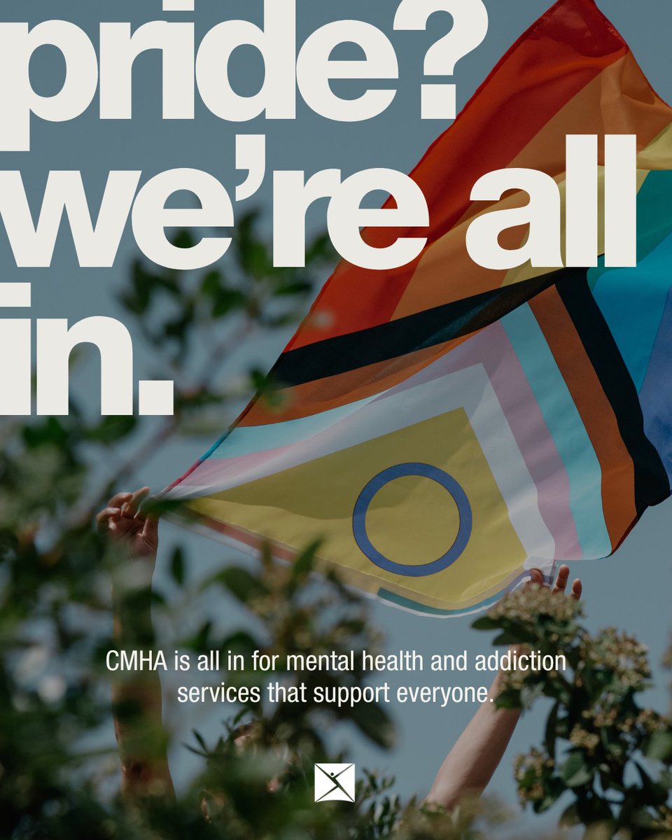 2SLGBTQIA+ folks face higher rates of mental health issues, substance use and suicide because of rejection, isolation and discrimination. 
Visibility isn’t enough. We need systems that support all people.
This Pride (and beyond), we're all in. 
Learn more: ow.ly/c55K50W1Tr6