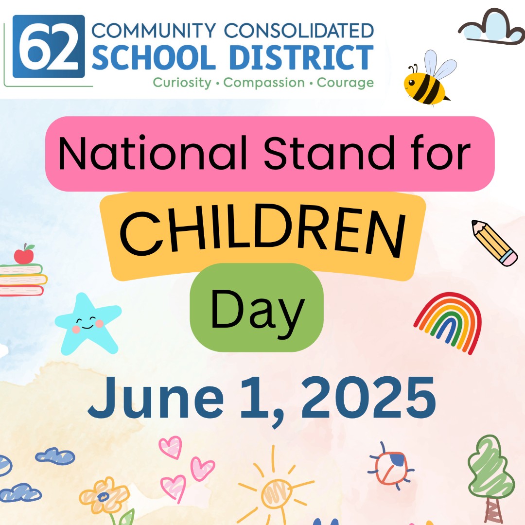 National Stand for Children Day is celebrated every year on June 1. It is a day dedicated to raising awareness about issues facing children such as education, healthcare and child care and advocating for their well-being. #62learns #62united