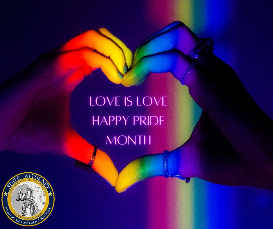 Today, we honor and celebrate the LGBTQIA+ community for their love and contributions displayed within our community. May your love continue to shine bright. Happy PRIDE! #PrideMonth #LoveIsLove
