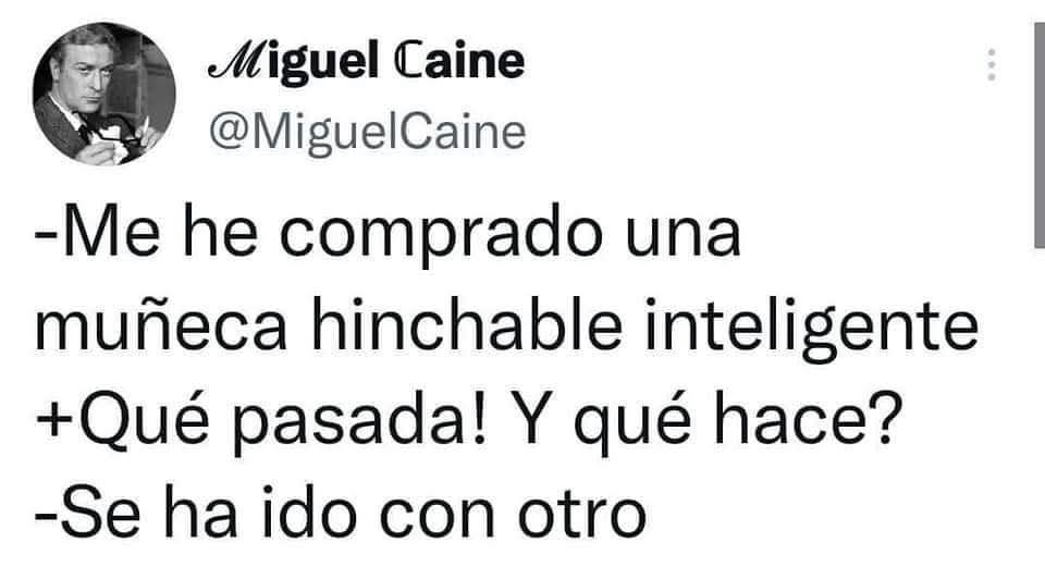 Tontuna dominical 😂😂😂😂
<a href="/Fufurriato/">Fufurriato</a> <a href="/koldo_Berri/">Koldo Berri</a> <a href="/Navilion/">Navilion 🇪🇦🔕</a> <a href="/trentero/">Mª Antonia Rentero Flor</a> <a href="/haciendoelrubio/">Esther🇪🇸🏆🏆🏆🏆🏆🏆🏆🏆🏆🏆🏆🏆🏆🏆🏆♥️</a> <a href="/lopezbreamaria/">María López-Brea</a> <a href="/Loco_del_Zar/">El Loco del Zar</a> <a href="/Cassandracass50/">La Caja de Pandora</a> <a href="/lescobartr/">Luis Escobar</a> <a href="/Makakin2/">Makakín, Mak para los amigos.💚💙</a> <a href="/pignonfrancoiss/">François Pignon</a> <a href="/EnPollen/">Ula Von der Pollën en Vinagrën</a> <a href="/Pepa09074591/">Pepa</a> <a href="/Monicaacentuado/">MMG</a> <a href="/ConchiSnchzGmz2/">Conchi Sánchez Gómez</a> <a href="/Chussa14/">Formiga ❤️‍🩹 #InsumisiónYa</a> <a href="/CelesteAstur/">Celeste❤️‍🩹</a> <a href="/madelmanverde/">madelman  🇪🇸</a> <a href="/NPI_I/">NPI</a>
