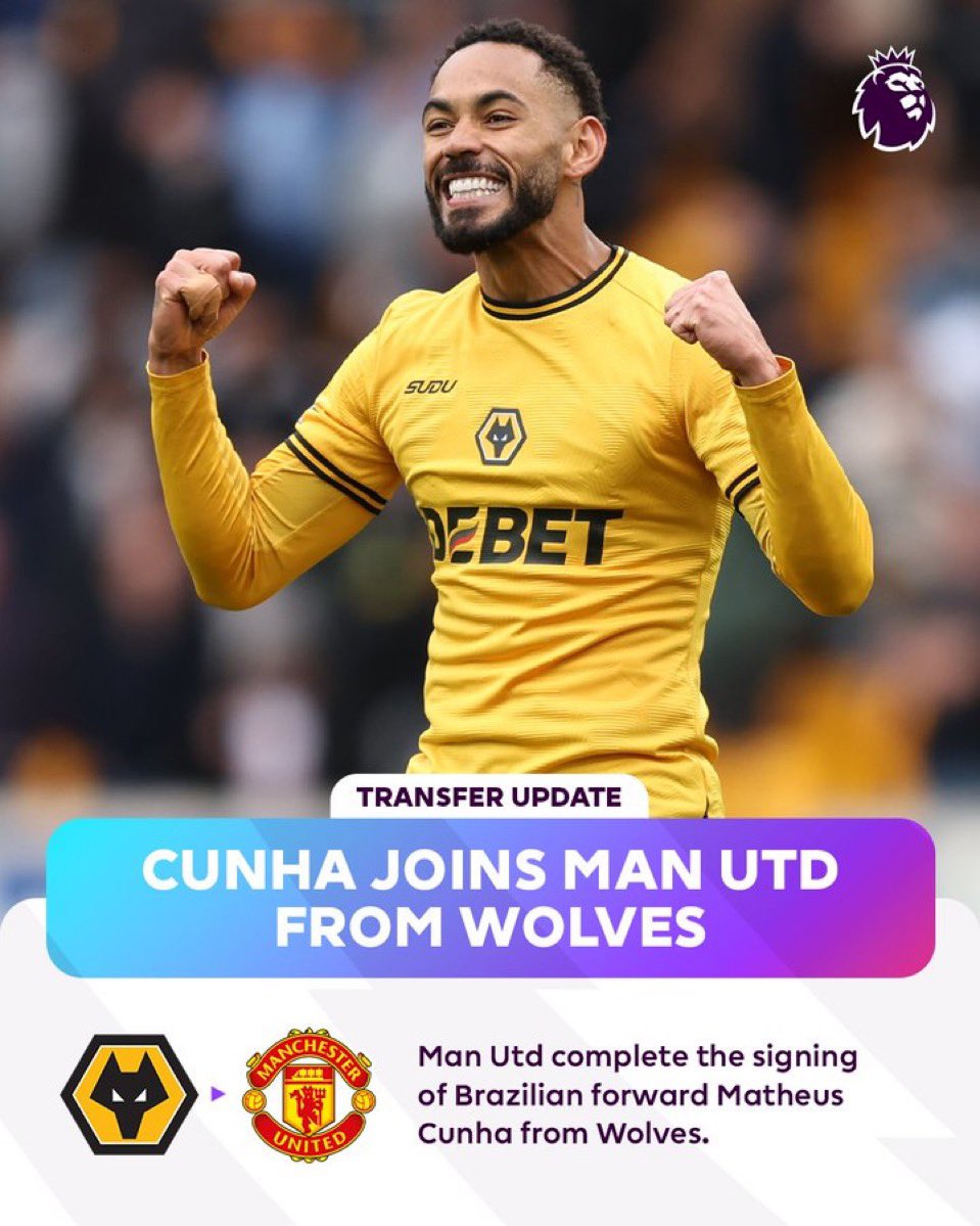 ✍️ OFFICIEL : Matheus Cunha est un nouveau joueur de Manchester United ! ✅🔴

Que pensez-vous de ce transfert ?