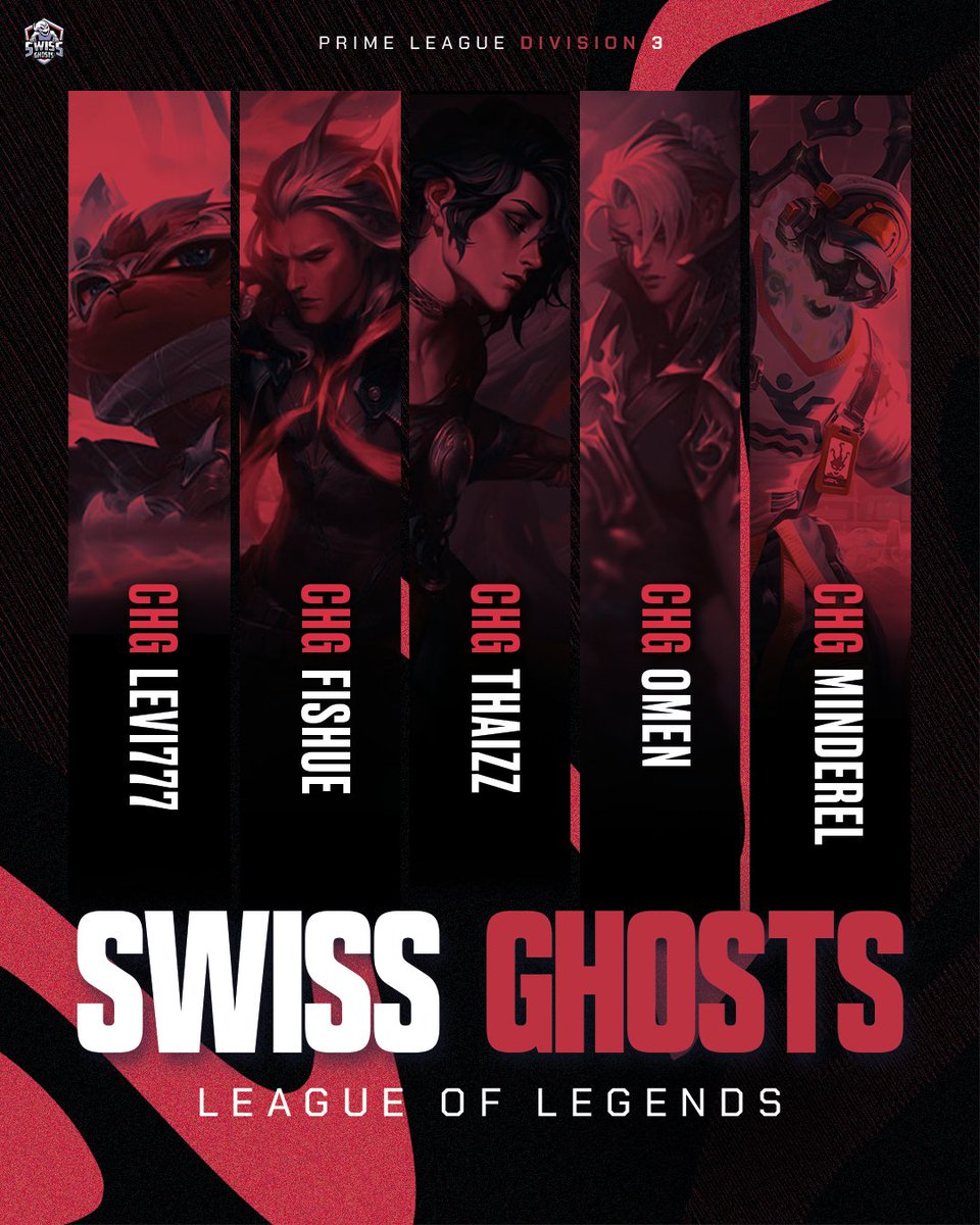 👻 Time for an announcement! 👻
As the DIV3 Summer Split kicks off tomorrow, we're thrilled to unveil our lineup officially:

Staff
⏱️ <a href="/HUNTDABOI/">HUNT</a>
⏱️ <a href="/Mietzey_/">Mietzey</a>  
🗃️<a href="/FaustchenLoL/">A41G Fäustchen 👊🏼</a>

Players
🏝️ <a href="/levi777_lol/">levi777</a>
🌲 <a href="/Fishuelol/">Fishue</a>
🧙 @thaizz_lol
🏹 <a href="/SevOmen98/">Omen</a>
⚕️ <a href="/Minderel1/">Minderel</a> 

#CHG | #TKPRM
