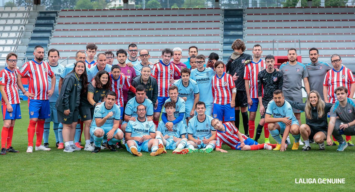 Trabajo en equipo, esfuerzo, pasión, diversión, entrega, solidaridad, sacrificio, apoyo al compañero. Un ejemplo más allá del terreno de juego.

¡Gracias, <a href="/FundacionLaLiga/">FUNDACIÓN LALIGA</a>, por hacerlo posible!

Nuestros resultados han sido:
🔴⚪ 🆚 Villarreal (3-1)  ❌
🔴⚪ 🆚 Ibiza (2-0)  ✅
