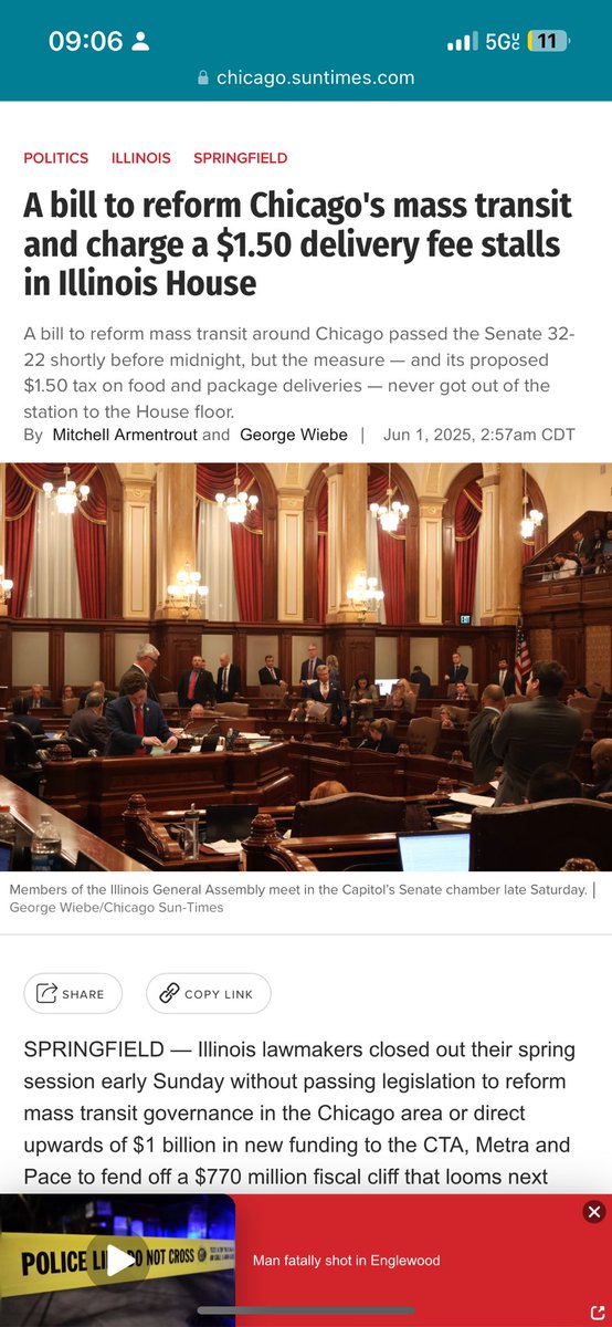 chicagobars's tweet image. NEW PINNED TWEET!
SO IN CONCLUSION…
1) The $1.50 “environmental impact fee” (tax) on most deliveries to bailout CTA DID pass IL Senate last night.
2) IL House did NOT consider bill so it did not become a law (yet)
3) Stay tuned! #NoPizzaTax4CTA ilga.gov/legislation/Bi…