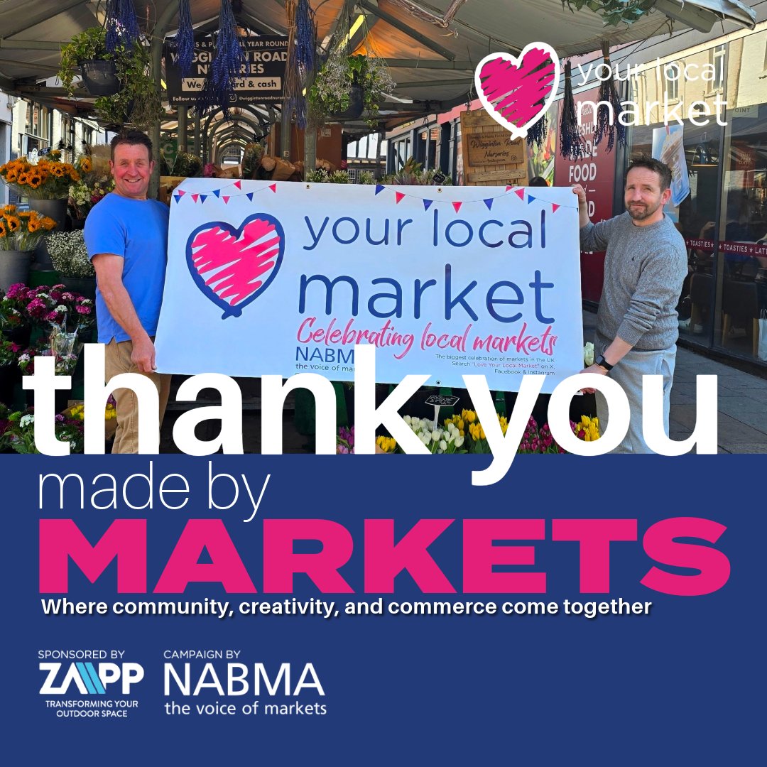 Thank you to every market, trader, shopper &amp; sponsor who made #LYLM2025 unforgettable! 🎉 Your passion brought markets alive &amp; showed what #MadeByMarkets really means. Keep supporting your local market all year long! 💙 @LYLMUK

Watch for highlights &amp; LYLM Champions announcement!