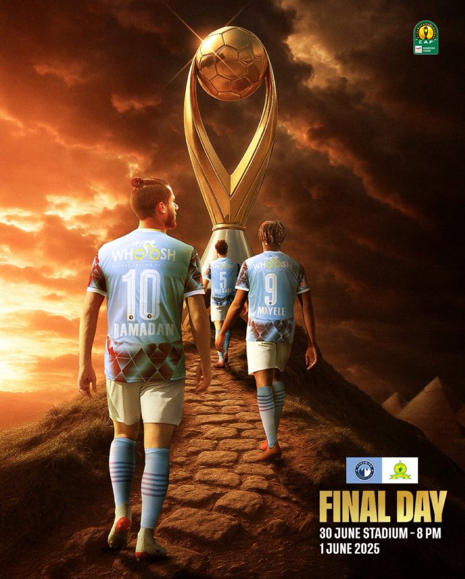 من كل قلبي دعواتى بالتوفيق لنادى #بيراميدز النهارده  امام صن داونز  فى نهائى #دورى_ابطال_افريقيا   .. #بيراميدز ممثل مصر و ان شاء الله اول لقب أفريقي له .. اتمنى ان أرى الاستاد مزدحم بالجماهير لدعم الفريق المصرى 
<a href="/pyramidsfc/">Pyramids FC</a> 
#بيراميدز_صن_داونز