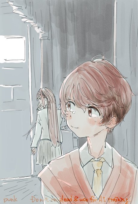 ぷち山さん(@wTjiiG3UdTpROqa )と賭けをしましたが負けましたので桜井君の絵を描きました。 