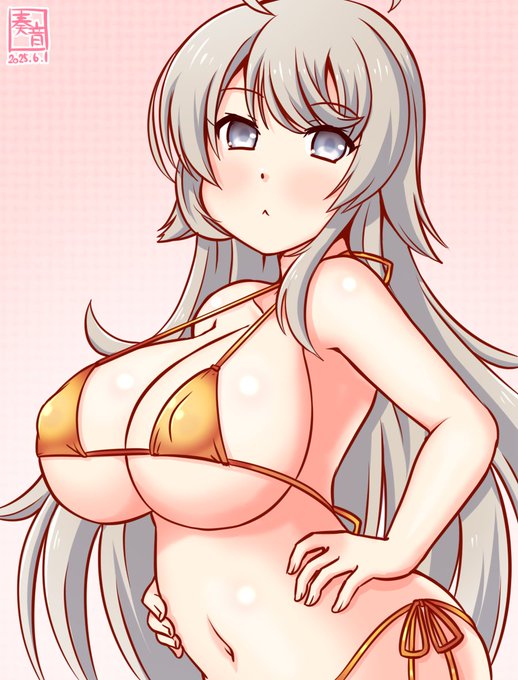 「ま、このくらいは当然よ。第一艦隊の旗艦なのだから!」

#艦これ版真剣お絵描き60分一本勝負_20250601
#ワシントン 