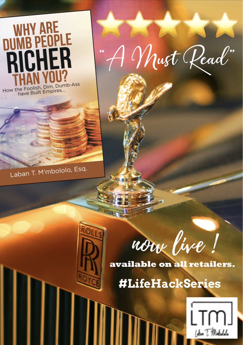 Laban T. M’mbololo, Esq. (@inspiredbylaban) on Twitter photo TYSM Jordana
💰💡 Ever Wondered how some Make it Big Against All Odds? amazon.com/Why-Dumb-Peopl…
⭐️⭐️⭐️⭐️⭐️ Now $3.99 on Kindle—Ignite your Wealth Journey!📈🚀🧠
#WealthSecrets #GetRich #SuccessUnlocked
🔗 <a href="/SPOFarrell3/">S.P. O’Farrell</a> <a href="/jgmacleodauthor/">J.G. MacLeod</a> <a href="/jordana_greene/">Jordana Greene 🌸 Writing 🐺🐾🐿️🌲🍁</a> <a href="/Johnldeboer/">John L. DeBoer</a> <a href="/kcjulius/">K.C. Julius</a> TYSM Jordana
💰💡 Ever Wondered how some Make it Big Against All Odds? amazon.com/Why-Dumb-Peopl…
⭐️⭐️⭐️⭐️⭐️ Now $3.99 on Kindle—Ignite your Wealth Journey!📈🚀🧠
#WealthSecrets #GetRich #SuccessUnlocked
🔗 <a href="/SPOFarrell3/">S.P. O’Farrell</a> <a href="/jgmacleodauthor/">J.G. MacLeod</a> <a href="/jordana_greene/">Jordana Greene 🌸 Writing 🐺🐾🐿️🌲🍁</a> <a href="/Johnldeboer/">John L. DeBoer</a> <a href="/kcjulius/">K.C. Julius</a>