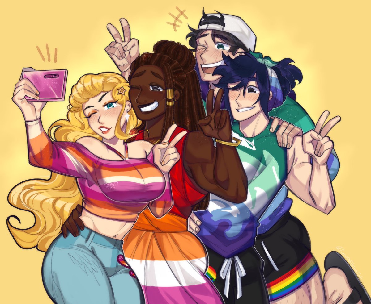 Happy week 1 of Pride from our opening acts!!
Tom, Jake, Marissa, and Anastasia will be the first greetings posted for the early half of the week!
#dctwt