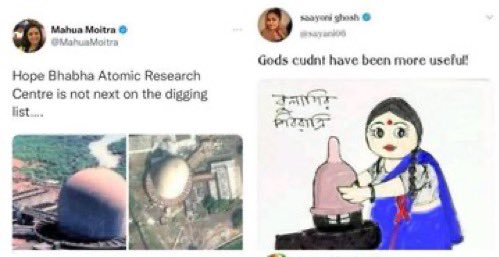 <a href="/KolkataPolice/">Kolkata Police</a> Dear Kolkata Police, these two handles have hurt religious feelings of crores of Hindus by mocking Hindu beliefs.. Humble request please take against them too.. Jai Hind ..