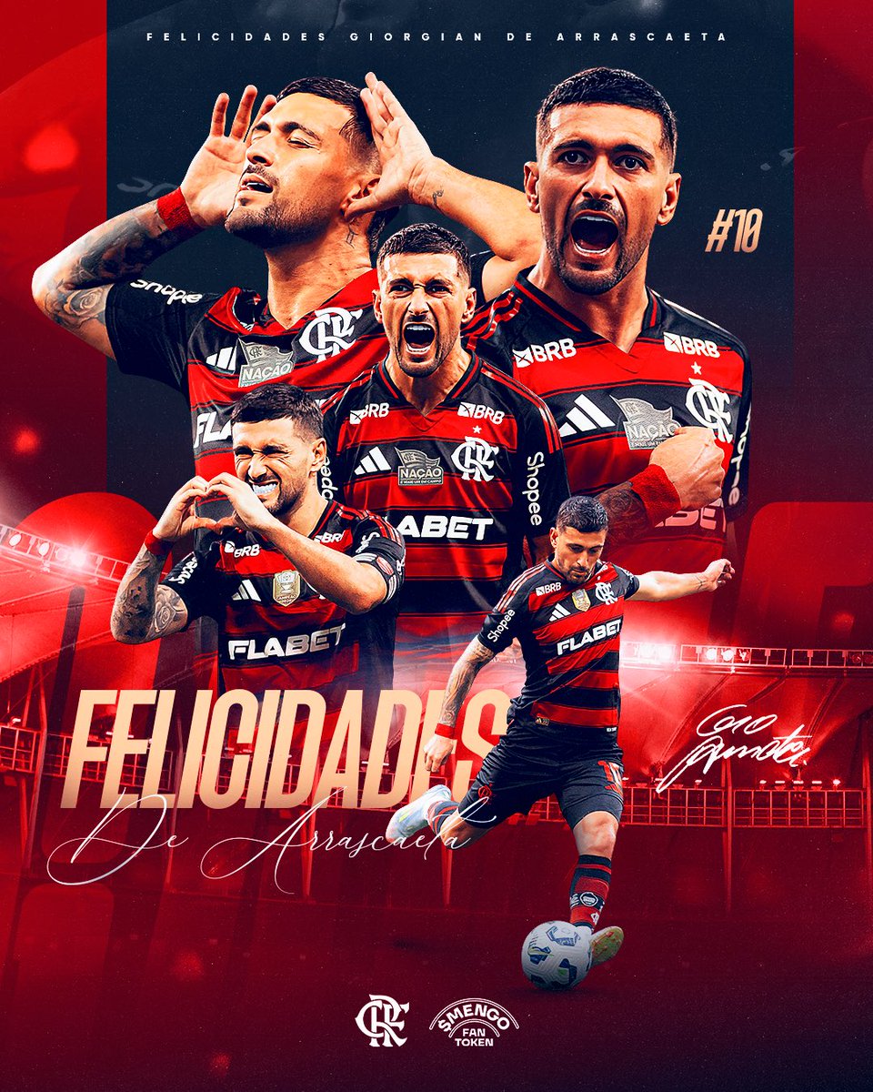 Flamengo_es's tweet image. ¡Felicidades, 🔟!
¡Hoy es cumpleaños de nuestra estrella urugaya!