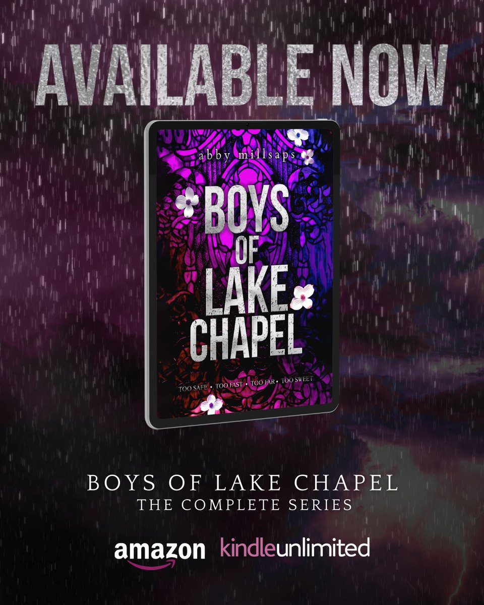 Boys of Lake Chapel: The Complete Series by Abby Millsaps is now LIVE!

Download today or read for FREE with #KindleUnlimited!
Amazon: bit.ly/44NZAol
Add to Goodreads: bit.ly/4jwHDiJ