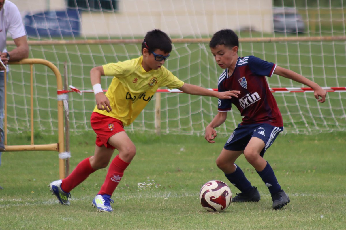 Victoria del Alevín A, tras vencer 5-3 ante la Gimnástica Segoviana.