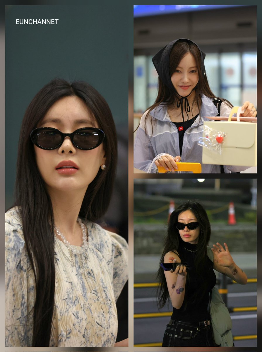 EunChanNet's tweet photo. 250601 ICN 
완전체 얼마만이야? 
#티아라 #함은정 #은정 #효민 #큐리 #지연 https://t.co/3wSl2xesEv