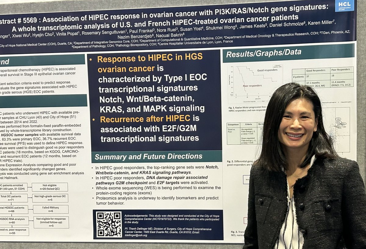 Thanh Dellinger (@tdellingermd) on Twitter photo Excited be at ASCO to present our collaboration with CHU Lyon on potential predictive biomarkers for response to HIPEC <a href="/cityofhope/">City of Hope</a> <a href="/COH_GynOncology/">Division of Gynecologic Oncology at City of Hope</a> <a href="/CityofHopeSurg/">City of Hope Surgery</a> <a href="/ISSPP1/">ISSPP</a> <a href="/PSOGI_EC/">Peritoneal Surface Oncology Group International</a> <a href="/bakrinna/">naoual bakrin</a> Excited be at ASCO to present our collaboration with CHU Lyon on potential predictive biomarkers for response to HIPEC <a href="/cityofhope/">City of Hope</a> <a href="/COH_GynOncology/">Division of Gynecologic Oncology at City of Hope</a> <a href="/CityofHopeSurg/">City of Hope Surgery</a> <a href="/ISSPP1/">ISSPP</a> <a href="/PSOGI_EC/">Peritoneal Surface Oncology Group International</a> <a href="/bakrinna/">naoual bakrin</a>