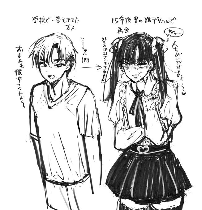 デリヘルで知ってるやつが来るやつ 