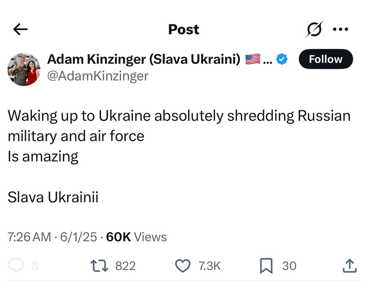 Democrats/RINO’s celebrating death and destruction is everything Trump/MAGA is against. 

The American people voted to end this reckless war and that’s what Trump is working on. 

If we’d lost the past election, this is the mindset that’d be running our government.