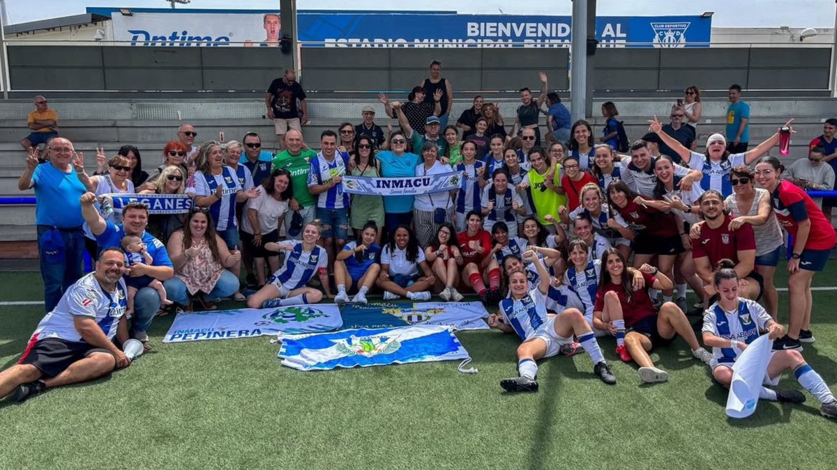 Peña Inmacu Pepinera (@inmacupepinera) on Twitter photo La <a href="/InmacuPepinera/">Peña Inmacu Pepinera</a> apoyando esta mañana a nuestro querido <a href="/CDLeganes_Fem/">C.D. Leganés Femenino</a> , junto a nuestros amigos de <a href="/elpepinazo1/">PEÑA PEPINAZO</a>.
Gran victoria por 4 a 2 para cerrar la temporada. La <a href="/InmacuPepinera/">Peña Inmacu Pepinera</a> apoyando esta mañana a nuestro querido <a href="/CDLeganes_Fem/">C.D. Leganés Femenino</a> , junto a nuestros amigos de <a href="/elpepinazo1/">PEÑA PEPINAZO</a>.
Gran victoria por 4 a 2 para cerrar la temporada.