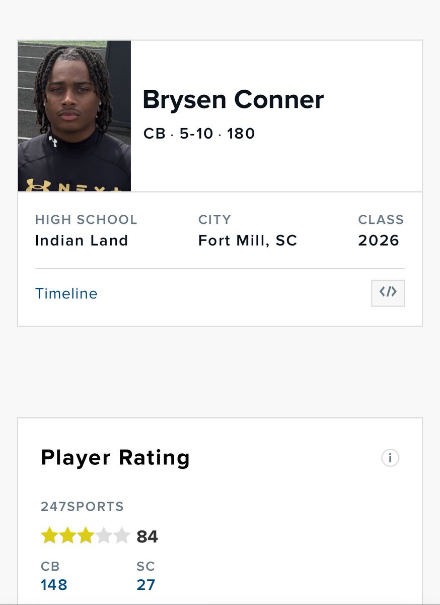 Brysen (@brysenconner) on Twitter photo Blessed to be named as a 3 ⭐⭐⭐ on <a href="/247Sports/">247Sports</a> <a href="/247recruiting/">247Sports Recruiting</a> <a href="/hastings_coach/">Coach Adam Hastings</a> <a href="/CoachMata/">Nick Mata</a> <a href="/CoachOMoore/">Otis Moore Jr.</a> <a href="/CoachK_Ward/">Khalil Ward</a> <a href="/adamgorney/">Adam Gorney</a> <a href="/RivalsFriedman/">Adam Friedman</a> <a href="/MartyConnerSr/">Marty Conner, Sr.</a> <a href="/On3Recruits/">On3 Recruits</a> Blessed to be named as a 3 ⭐⭐⭐ on <a href="/247Sports/">247Sports</a> <a href="/247recruiting/">247Sports Recruiting</a> <a href="/hastings_coach/">Coach Adam Hastings</a> <a href="/CoachMata/">Nick Mata</a> <a href="/CoachOMoore/">Otis Moore Jr.</a> <a href="/CoachK_Ward/">Khalil Ward</a> <a href="/adamgorney/">Adam Gorney</a> <a href="/RivalsFriedman/">Adam Friedman</a> <a href="/MartyConnerSr/">Marty Conner, Sr.</a> <a href="/On3Recruits/">On3 Recruits</a>