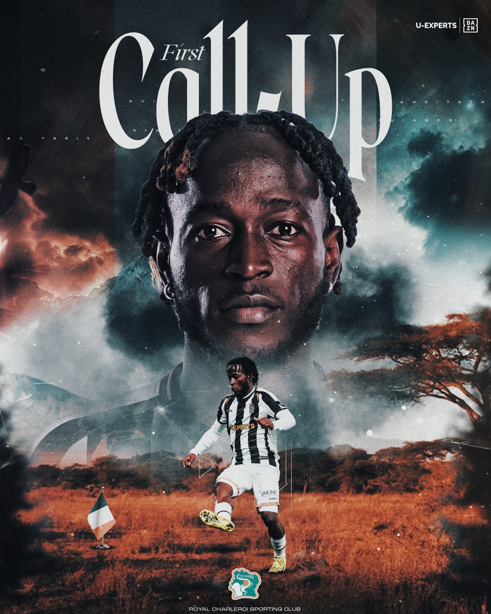 𝙁𝙞𝙧𝙨𝙩 𝘾𝙖𝙡𝙡-𝙪𝙥 pour notre magicien, Parfait Guiagon avec les Éléphants de Côte d'Ivoire ! 🇨🇮📞

#RCSC #UExperts ⚫️⚪️