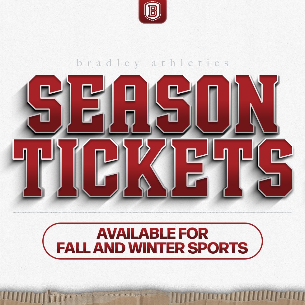 𝐒𝐄𝐀𝐒𝐎𝐍 𝐓𝐈𝐂𝐊𝐄𝐓𝐒 𝐀𝐕𝐀𝐈𝐋𝐀𝐁𝐋𝐄

Bradley Athletics has announced the release of season tickets for Soccer, Volleyball, Men’s Basketball and Women’s Basketball. 

🗞️  Read more: bit.ly/3HcExSX
