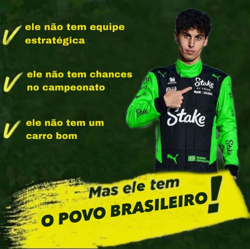 ATT_Yu's tweet image. O que essa equipe bosta da @stakef1team_ks faz de estratégia ruim pra f#der o Brasileiro é coisa de maluco, parece que o Binotto odeia o nosso Bortoleto, ñ entendo como ele vai p o pit-stop muitas voltas depois do Hulkenberg, mas ele simplesmente está correndo p porr!

#F1NaBand