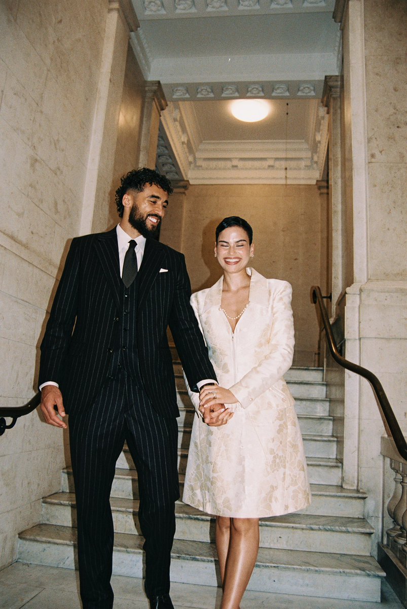 Wedding photos for Dominic &amp; Sandra Calvert-Lewin 🤍 (Featured in British Vogue 😭)