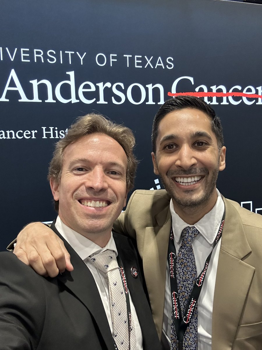 Ryan Denu, MD, PhD (@ryandenu) on Twitter photo Great to meet with our lung cancer experts at <a href="/MDAndersonNews/">MD Anderson Cancer Center</a> and thanks for the consult!
<a href="/lungoncdoc/">Eric K. Singhi, MD</a> <a href="/NIVokes/">Natalie Vokes</a> #ASCO2025 Great to meet with our lung cancer experts at <a href="/MDAndersonNews/">MD Anderson Cancer Center</a> and thanks for the consult!
<a href="/lungoncdoc/">Eric K. Singhi, MD</a> <a href="/NIVokes/">Natalie Vokes</a> #ASCO2025